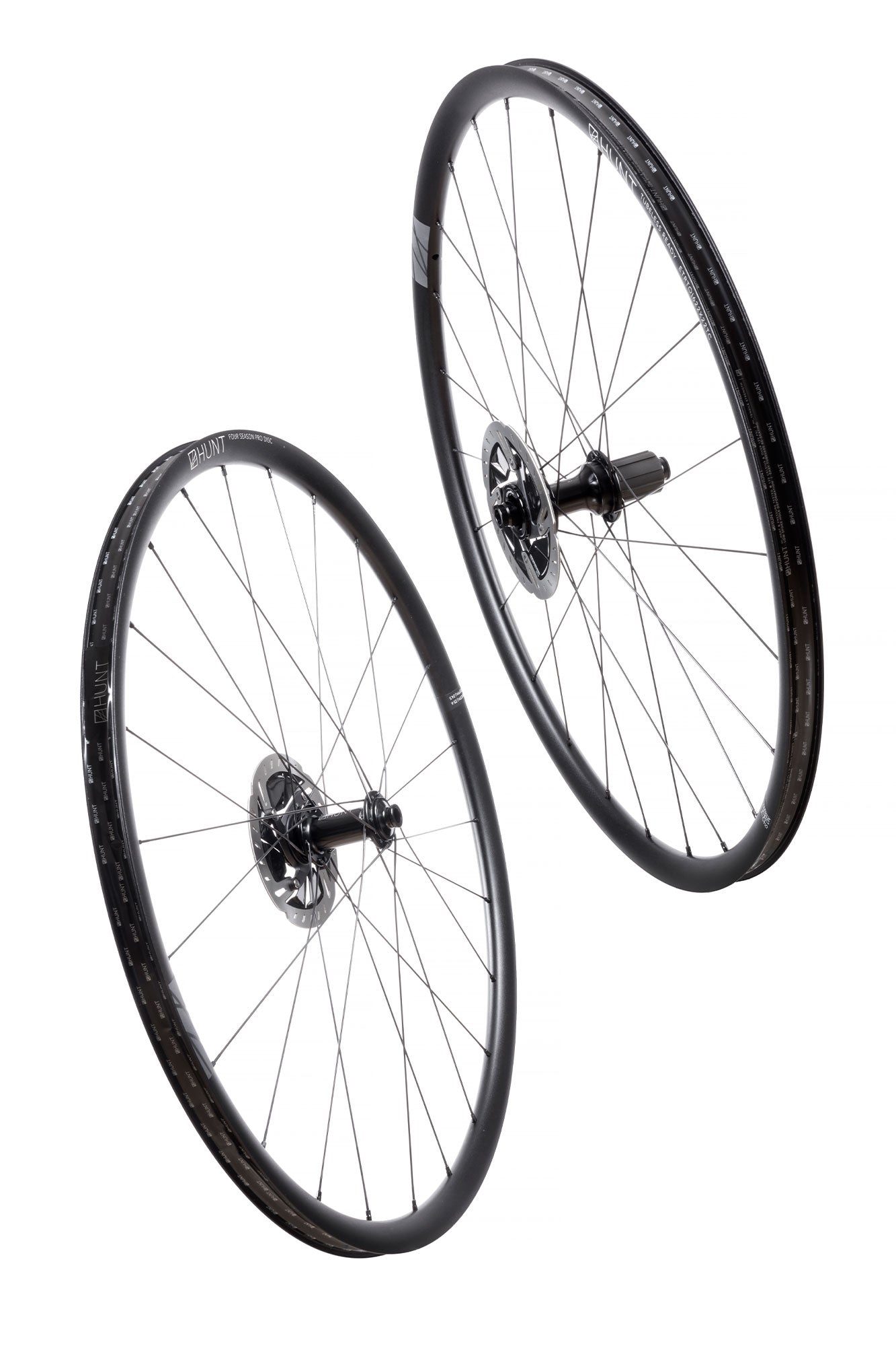 HUNT 4 Season Pro Disc Wheelset – 25  deep |     22  wide int |     26  wide ext
