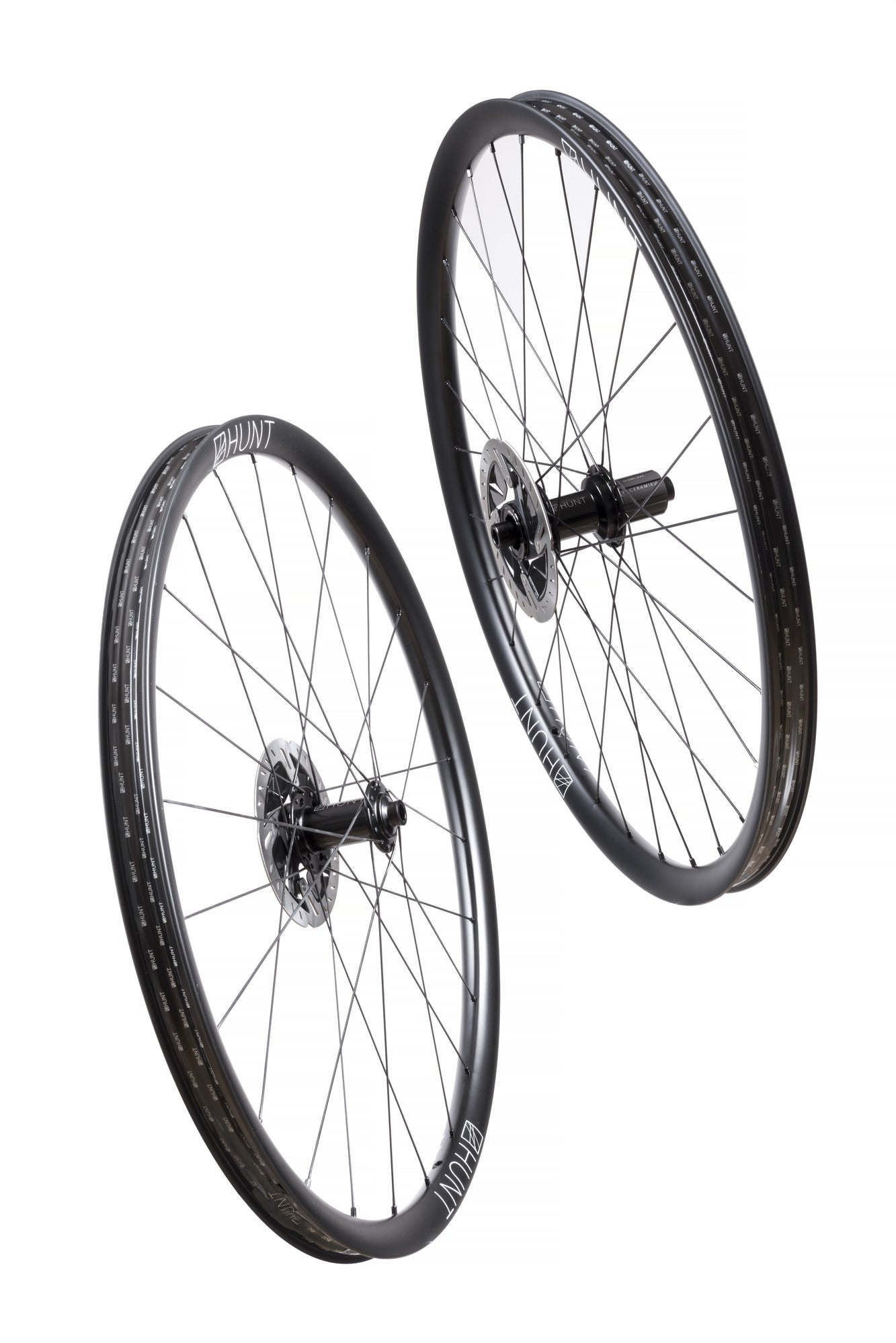HUNT 650B Adventure Carbon Disc Wheelset – 26  deep |     26  wide int |     33  wide ext