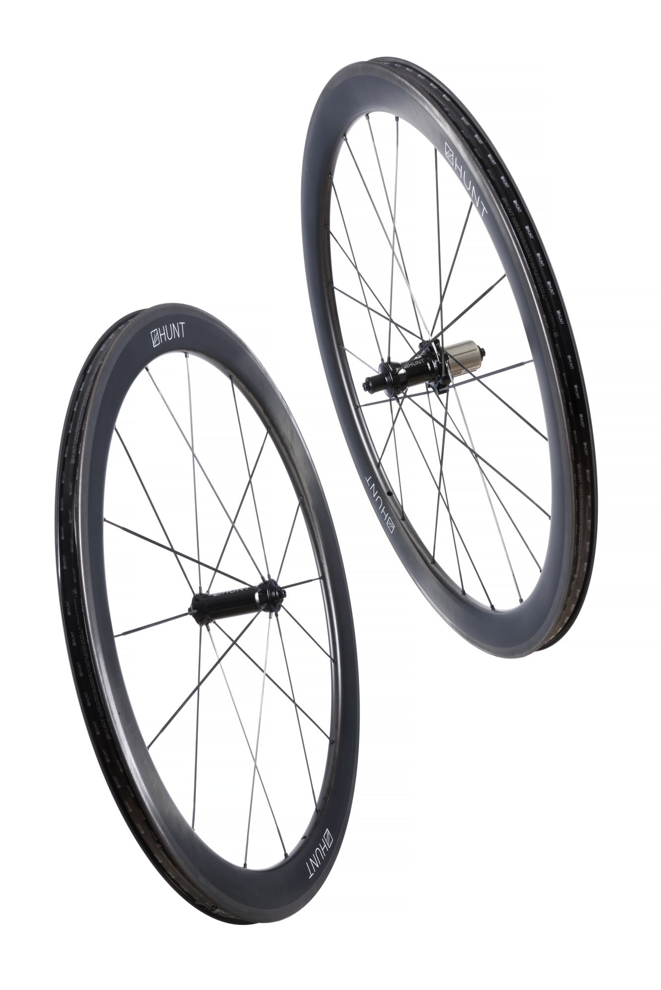 HUNT 50 UD Carbon Spoke Wheelset – 50  deep |     19  wide int |     26  wide ext