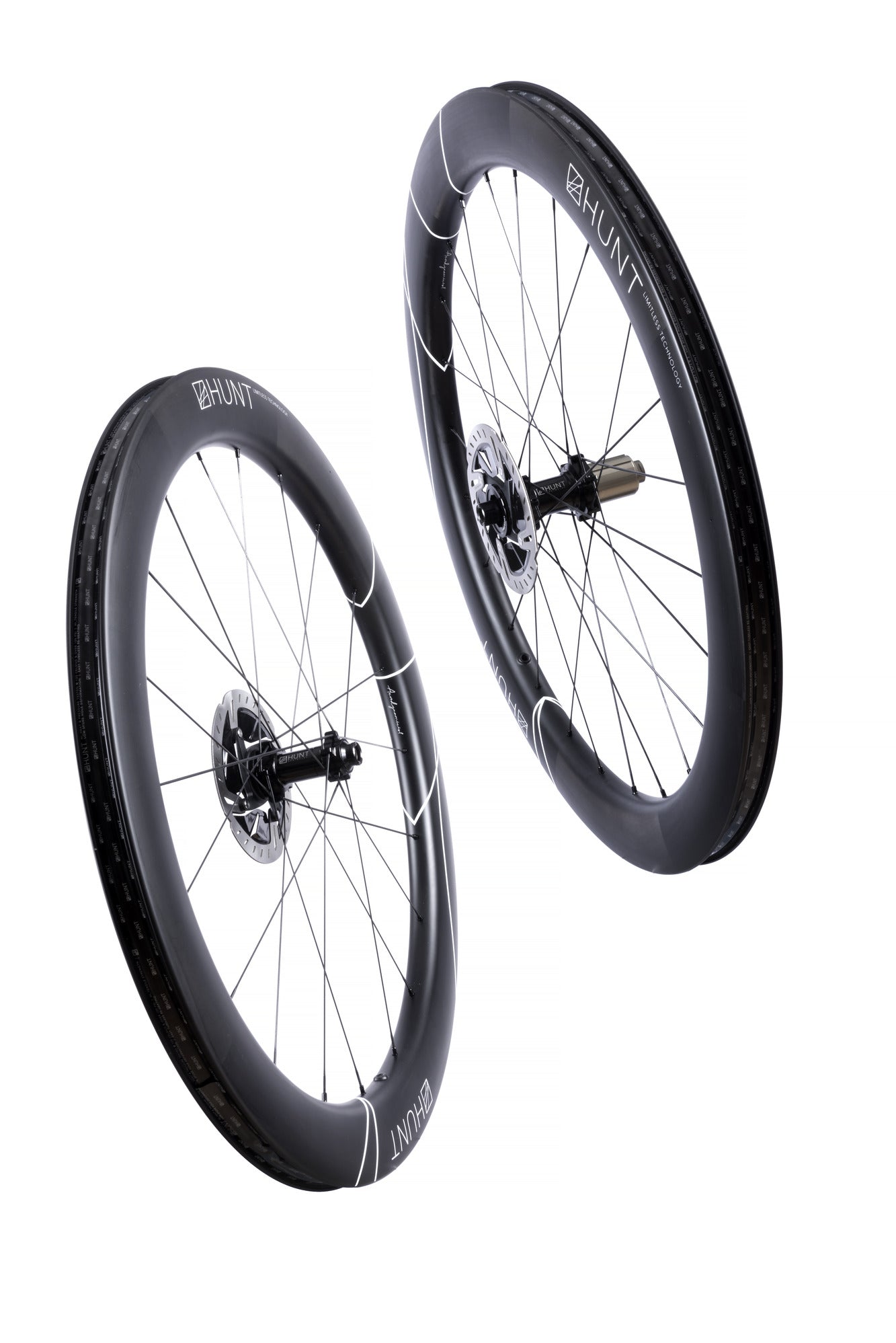 HUNT 60 Limitless Aero Disc Wheelset – 60  deep |     21  wide int |     34  wide ext