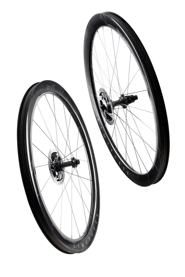 HUNT 4AM Limitless Disc Wheelset – F49.5/    R47  deep | 23  wide int | F34.2/    R30  wide ext