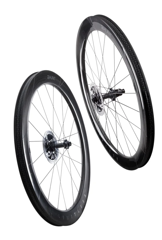 HUNT 5AM Limitless Disc Wheelset – F58/    R55  deep | 23  wide int | F34.5/    R30  wide ext